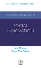 Advanced Introduction to Social Innovation