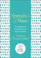 Usher, S: Speeches of Note