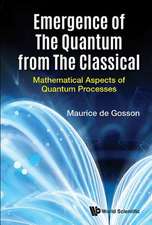 EMERGENCE OF THE QUANTUM FROM THE CLASSICAL