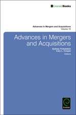 Advances in Mergers and Acquisitions