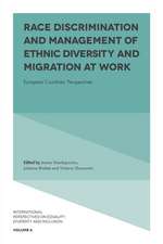 Race Discrimination and Management of Ethnic Div – European Countries` Perspectives