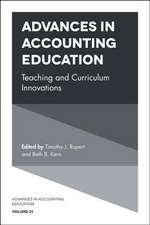 Advances in Accounting Education – Teaching and Curriculum Innovations