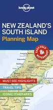 Lonely Planet New Zealand's South Island Planning Map