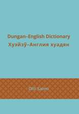 Dungan-English Dictionary