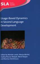 Usage Based Dynamics in Second Language Development