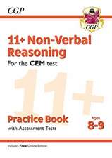 11+ CEM Non-Verbal Reasoning Practice Book & Assessment Tests - Ages 8-9 (with Online Edition): superb eleven plus preparation from the revision experts