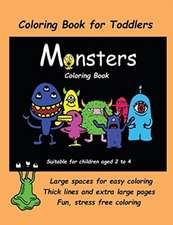 Coloring Book for Toddlers (Monsters Coloring book)