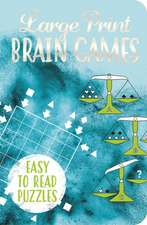 Saunders, E: Large Print Brain Games