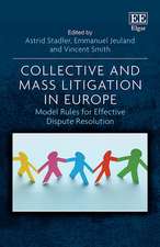 Collective and Mass Litigation in Europe – Model Rules for Effective Dispute Resolution