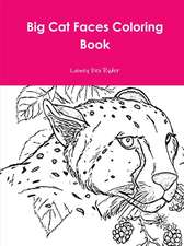 Big Cat Faces Coloring Book