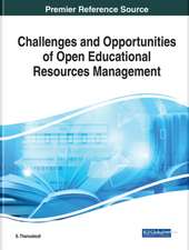 Challenges and Opportunities of Open Educational Resources Management