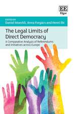 The Legal Limits of Direct Democracy – A Comparative Analysis of Referendums and Initiatives across Europe