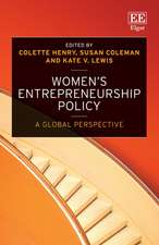 Women′s Entrepreneurship Policy – A Global Perspective