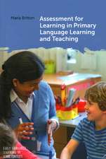 Assessment for Learning in Primary Language Learning and Teaching