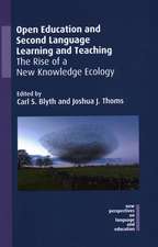Open Education and Second Language Learning and Teaching