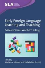 Early Foreign Language Learning and Teaching