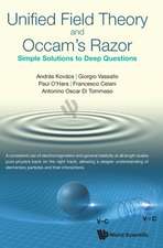 UNIFIED FIELD THEORY AND OCCAM'S RAZOR