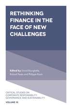 Rethinking Finance in the Face of New Challenges