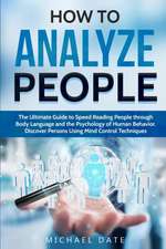 How to Analyze People