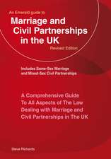 An Emerald Guide To Marriage And Civil Partnerships In The Uk: New Edition - 2023