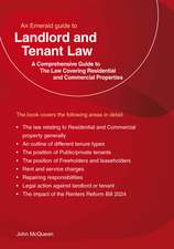 Emerald Guide to Landlord and Tenant Law - Residential and Commercial Property