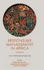 Responsible Management in Africa, Volume 2 – Ethical Work and Sustainability