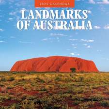 Landmarks of Australia 2025 Square Wall Calendar