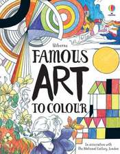 Famous Art to Colour