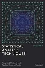 Statistical Analysis Techniques, Volume 2