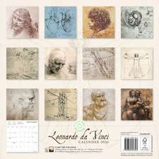 Leonardo da Vinci Wall Calendar 2026 (Art Calendar)