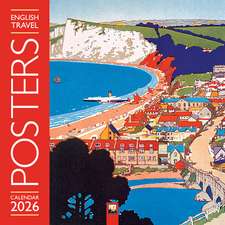 English Travel Posters Wall Calendar 2026 (Art Calendar)