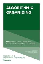 Algorithmic Organizing