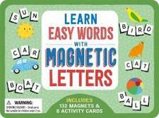 Learn Easy Words with Magnetic Letters