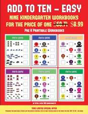 Pre K Printable Workbooks (Add to Ten - Easy)