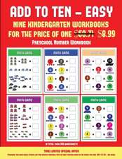 Preschool Number Workbook (Add to Ten - Easy)