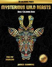 Mysterious Wild Beasts Book for Adults