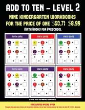 Math Books for Preschool (Add to Ten - Level 2)