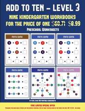 Preschool Worksheets (Add to Ten - Level 3)