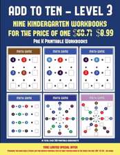 Pre K Printable Workbooks (Add to Ten - Level 3)