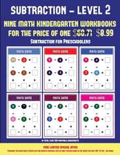 Subtraction for Preschoolers (Kindergarten Subtraction/taking away Level 2)