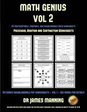 Preschool Addition and Subtraction Worksheets (Math Genius Vol 2)