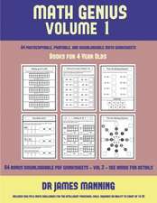 Books for 4 Year Olds (Math Genius Vol 1)