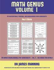 Pre K Math (Math Genius Vol 1)