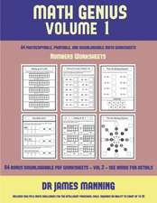 Numbers Worksheets (Math Genius Vol 1)