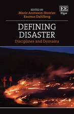 Defining Disaster – Disciplines and Domains