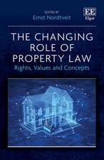 The Changing Role of Property Law – Rights, Values and Concepts