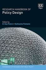 Research Handbook of Policy Design