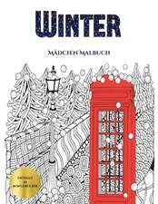 Mädchen Malbuch (Winter)