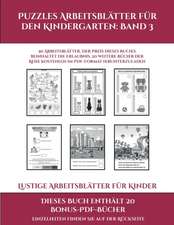 Lustige Arbeitsblätter für Kinder (Puzzles Arbeitsblätter für den Kindergarten