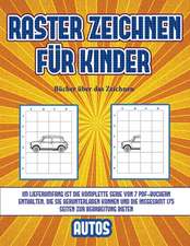 Bücher über das Zeichnen (Raster zeichnen für Kinder - Autos)